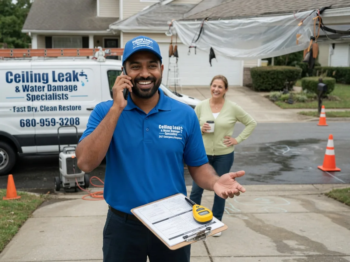 Ceiling Leak Cleanup Cordova, NC FAQs