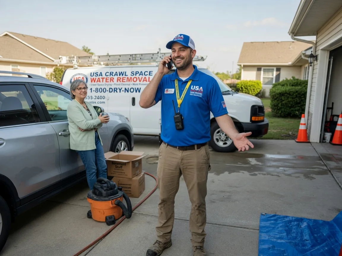 Crawl Space Water Removal Cordova, NC FAQs